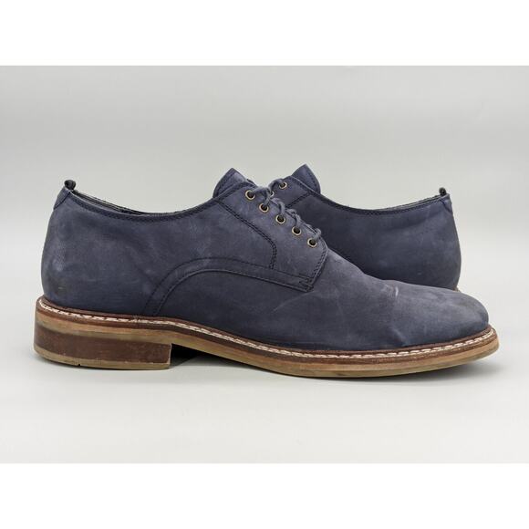 Cole Haan Men\'s Frankland Grand Plain Toe Oxford Navy Nubuck Shoes Size 12 main image 10